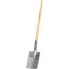 Ideal - Vanga da Giardiniere - Vanga a Doppia Molla autoaffilante in Un Unico Pezzo, Laminata conica, Acciaio temprato, Lama Finemente lucidata con Pedale, Manico in Frassino 100 cm - Stabile e