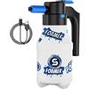 Bmdjdq Spruzzatore di schiuma per lavaggio auto, cannone elettrico in schiuma, idropulitrice, facile da usare, leggero, 1,5 l, per giardino, auto, pulizia della casa