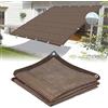 Generico Rete Parasole per giardino，3x4 4x6m 90% Resistente Ai Raggi Uv Telo Ombreggiante Marrone，per Piante, Giardino, Serra, Fienile, Terrazzo(3 x 4.0 m)