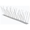 FT METALLI - Dissuasori Flessibili per Piccioni Anti Uccelli da Balcone - Spuntoni per Piccioni in Acciaio Inox MOD. 80 Aghi, 5pz x 1 mt per Qualsiasi Superficie