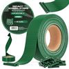 Instalguru Telo Frangivista 4,75 cm x 35 m Rete Doppia Sbarra Recinzione Giardino Strisce Pellicola Protettiva Oscurante Balcone 20 Clip Fissaggio Protezione Vento Facile Installare