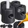 KESSER® Piedini per padiglioni Set di 4 piedini per riempibili con acqua/sabbia 22 x 22 x 25 cm Pesi HDPE per la stabilizzazione per, tende da giardino, tendoni per feste