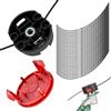 QENETY F016800431 Linea decespugliatore, compatibile con Bosch AFS 23-37 decespugliatore, 37 cm x 3,5 mm Bosch Strimmer Line con testa di taglio F016F04839, copertura bobina F016F04841 (32 pezzi)