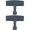 Haishine 2 X Impugnatura per avviamento a strappo per Husqvarna 268 272 272XP 50 51 55 61 365 372 350 351 353 Pezzi di ricambio per motosega