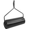 vidaXL Rullo da Giardino a Spinta Nero 63 L Ferro, Rullo per Erba, Rullo per Semina, aeratore per Erba, Rullo arieggiatore, Rullo per Prato