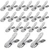 Supertool Clip per pellicola serra, 9 cm, in acciaio inox, clip di fissaggio per piante e vestiti (20 pezzi)