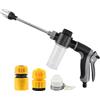 Generico Portable High Pressure Washer, Stainless Steel Cordless Pressure Spray Cleaner, Powerful Car Washer for Yards, Pipes, Outdoors, Balcony, Patio, Garage