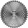 CRISCUOLO Brico Store Disco per Decespugliatore, Disco Decespugliatore Samurai 40 in Widia, Denti Ø mm. 255 E Foro Mm 25,4