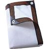 NRQCJM Rete Ombreggiante Bianco, Rete Telo Ombra Esterno Con Occhielli, Tessuto Ombra Da Giardino 2x7m 3x4 3x8m 3.5x4 4x8m 5x9m Per Serra, Fienili, Patio, Pomodori(Misurare:3x5m)