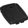 Outsunny Base per Ombrellone a Braccio da Giardino in HDPE con Base a T e Ruote, Basamento per Ombrellone a Sbalzo Riempibile Fino a 75 kg con Acqua e Sabbia, 80x60x17 cm, Nero