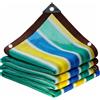 DGSFES Rete Ombreggiante con Occhielli 85% Protezione UV - Telo Ombreggiante Traspirante HDPE 4X6m per Serra, Balcone, Giardino, Pergola