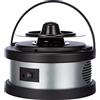 PADAMO Grill kohlen accendisigari, Quick Booster, Argento, 21 x 21 x 17 cm, Q B 1