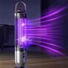 FanFu Guo FanFuGuo® Lampada Antizanzare Mosche Elettrica Ricaricabile,Zanzariera ElettricaTrappola Zanzare,Luce UV e luce notturna 2-in-1 con Sensore Crepuscolar,Trappola per Moscerini,Zanzare,Mosche (Buio)