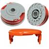StarRing Bobina di ricambio per decespugliatore Flymo Contour 500 Power Plus 500 e 500XT, 2 bobine e 1 tappo