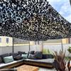 Le Filet de Camouflage Rete mimetica militare rinforzata blu di alta qualità | protezione solare vela ombreggiatura anti-UV (Noir, 3x4m)