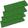 SuperKissen24. Set di 4 Cuscino Lungo per Panchina da Giardino 120x38 cm Resistente e Comodo per Panca da Esterno ed Interno - Verde