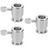 MAGICLULU 3 Pz Accessori spiedo Barbecue Guanti da Forno Kit girarrosto Vassoio Ricambio per rotisserie Ricambio per Grill dell'asta del girarrosto Tappi per sputi Ferro Cromato Silver