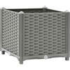 vidaXL Fioriera Rialzata 40x40x38 cm in Polipropilene