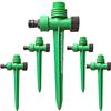 Suinga Set di 5 Picchetto Porta Irrigatore in Plastica Femmina 1/2'' Maschio 3/4''