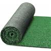 TANIASHOP Prato Sintetico H2 x 15mt Rotolo 30 mq Erba Artificiale Calpestabile Spessore 10mm Tappeto Erba Finta per Giardino Terrazzo Balcone Bordo Piscina Moquette Erba Sintetica per interni ed Esterni