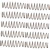 UKCOCO 10pezzi Molle in Acciaio Inox per Potatore da Giardino Sostituzione per Forbici Cesoie e Tagliaunghie Accessori di Ricambio per Giardinaggio