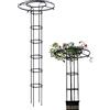 woyufen Graticcio Verticale da Giardino antiruggine da 210 cm, per Piante rampicanti, Viti in Vaso, ortaggi, Fiori, Patio, reticoli, Torre per edera, cetrioli, clematidi