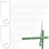 Teksome Clip per innesto di piante, 50 pezzi, strumento di fissaggio per tubi da arrampicata, connettori per paletti da giardino, traliccio per piante da balcone, giardino, tetto, orto