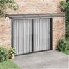 HaoChrymec Pensilina da Esterno in Policarbonato, Tettoia per Esterno, Nero 400x100 cm, Tettoia Parapioggia con Struttura Alluminio e ABS, Cappottina da Sole per Porte e Ingressi, Spessore 5 mm
