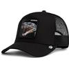 Goorin Bros. Cappellino Trucker Vicious Snake Nero con Patch Ricamo Serpente The Farm Core Combo