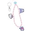 Blueprint Collections Portachiavi con ciondolo a forma di Hello Kitty, grazioso ciondolo per borsa e accessorio per portachiavi, idea regalo e cancelleria per ragazze, Multicolore