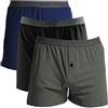 Mobarta - Boxer da uomo in cotone lavorato a maglia, con bottoni - - X-Large