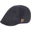 JAIL JAM Erie Flat, Cappello in Velluto Tinta Unita (IT, Testo, M, Nero)