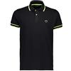 Baci & Abbracci Polo Uomo Mezza/Manica BACI&ABBRACCI 95% Cotone 5% Elastan BAM1421 (Nero, M)