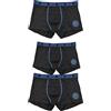 Inter Original Boxer Uomo Intimo in Cotone per Uomo Intimo, Eccellente qualità Stile Italiano, Multicolore Taglie Regolari da S a 2XL (IT, Testo, M, Regular, Regular, 6, Multicolore)
