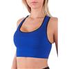 Bellissima Doppel-Lagiges Sport Bustier Reggiseno, Multicolore (Neon Pfirsich/Schwarz 696/001), 4C Donna