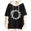 domorebest The Seven Deadly Sins Meliodas Felpa con Cappuccio Dragon's sin of Wrath Pullover Felpa con Cappuccio Felpe Unisex con Cuciture a Due Pezzi False