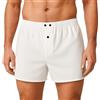 Generico Forte - 6 BoxerUomo Cotone 100% in Tessuto Popeline Made in Italy, Colore Bianco, Taglie S-5XL IntimoUomo