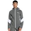 PUMA Evostripe - Felpa con cappuccio e zip intera, Grigio minerale., M