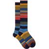 Gallo Calze lunghe fantasia righe multicolor AP102855 navy/zafferano