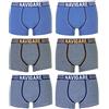 Navigare 6 Slip o Boxer Uomo Underwear Mutanda Intimo Elasticizzato Elastico Esterno Varie Fantasie (L, 21078Z)