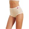 Artù 6 slip alto culotta da donna in cotone e modal Art. 787 colore Cipria misure anche calibrate - JADEA (8 (3XL))
