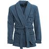 NAVIGARE. Giacca da Camera Uomo in Pile sciallata Art. 14900 (50/L, Jeans)