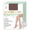 Golden Lady Set 10 GOLDEN LADY Leda 4 Visone 2 Paia Calze Collant Da Donna Abbigliamento