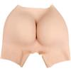 Tex-Eorey Pantaloni in Silicone Mutandine Rinforzanti per I Fianchi Mutandine Push Up Modellanti Mutandine Contenitive per Glutei Finti per Le Donne,Bianca,One Size