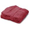 GABEL Accappatoio Spugna VIAREGGIO puro Cotone (BORDEAUX, Tg.XXL)