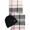 Barbour Beanie & Scarf Hot Pink Monochrome 2MLGS0094 HOT PINK MONOCHROME TU