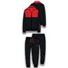 hermet Milan, Tuta da Casa Homewear in Felpa Garzata, Pigiama Homewear per Bambini e Ragazzi, con Logo del Milan Lato Cuore, Rosso, 12 Anni