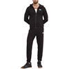 EA7 TUTA UOMO NERO FELPA GIACCA ZIP CAPPUCCIO PANTALONI EMPORIO ARMANI 7 EA SPORT 4XL NERO
