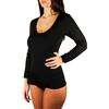 Clessidra Pacco da 3 Maglie Intime a Manica Lunga Donna in Lana Cotone Made in Italy, Maglietta Intima, Lana, Maglia Manica Lunga Donna, Camiciola, Maglia, Lana Cotone, Manica Lunga PT4310 (7, Bianco)