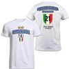 D&Vlab Maglietta Celebrativa Campione d'Italia Campionato 2026 Interisti, T-Shirt Calcio in Cotone 100%, Maglia Personalizzabile per Tifosi Supporters Ultras Nerazzurri (Giallo)